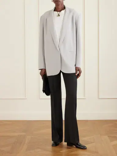 Norma Kamali Stretch-jersey Blazer | Thumbnail 2 Norma Kamali Stretch-jersey Blazer | Thumbnail 2
