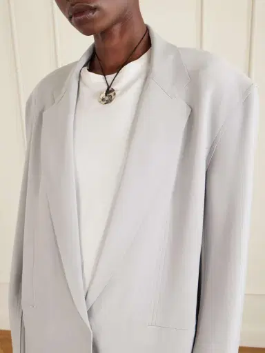 Norma Kamali Stretch-jersey Blazer | Thumbnail 4 Norma Kamali Stretch-jersey Blazer | Thumbnail 4