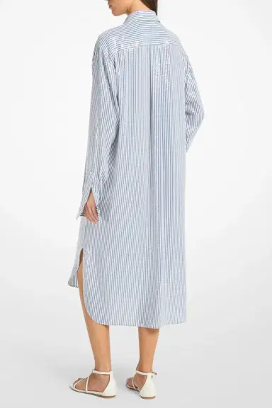 Michael Kors Collection Embellished Oversized Shirt Dress | Thumbnail 2