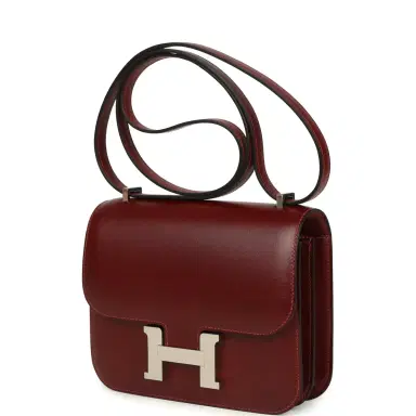 HERMÈS Hermes Constance 1-18 Rouge H Box Palladium Hardware | Thumbnail 3 HERMÈS Hermes Constance 1-18 Rouge H Box Palladium Hardware | Thumbnail 3