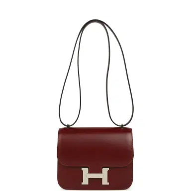 HERMÈS Hermes Constance 1-18 Rouge H Box Palladium Hardware | Thumbnail 7 HERMÈS Hermes Constance 1-18 Rouge H Box Palladium Hardware | Thumbnail 7