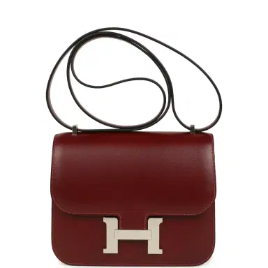 HERMÈS Hermes Constance 1-18 Rouge H Box Palladium Hardware | Thumbnail 1 HERMÈS Hermes Constance 1-18 Rouge H Box Palladium Hardware | Thumbnail 1