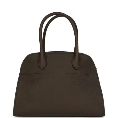 The Row The Row Soft Margaux 10 Deep Brown Calfskin Silver Hardware | Thumbnail 6 The Row The Row Soft Margaux 10 Deep Brown Calfskin Silver Hardware | Thumbnail 6