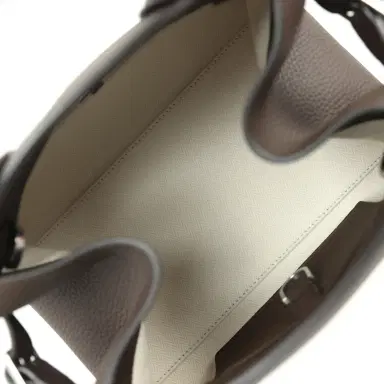The Row The Row Soft Margaux 10 Deep Brown Calfskin Silver Hardware | Thumbnail 9 The Row The Row Soft Margaux 10 Deep Brown Calfskin Silver Hardware | Thumbnail 9