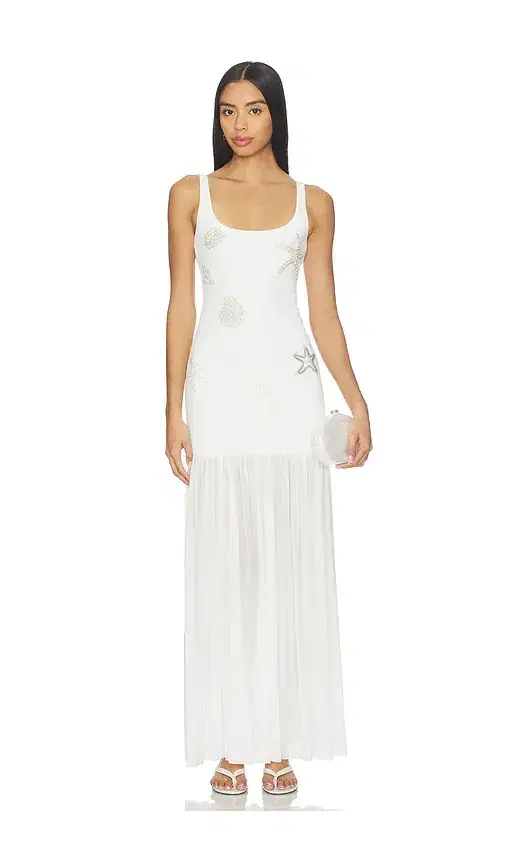 Flow White Maxi Dress
