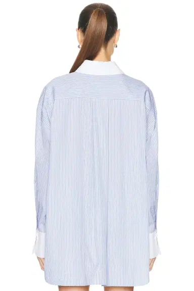 The Attico Striped Button Down Shirt | Thumbnail 4 The Attico Striped Button Down Shirt | Thumbnail 4