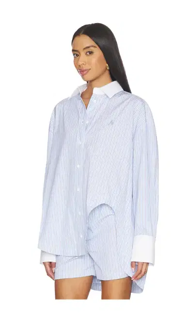 The Attico Striped Button Down Shirt | Thumbnail 8 The Attico Striped Button Down Shirt | Thumbnail 8