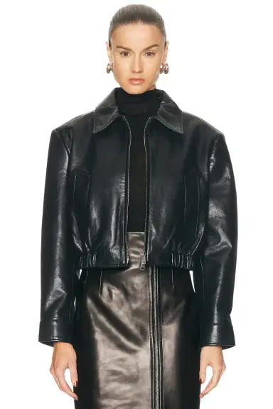 AGOLDE Nahla Cropped Jacket | Thumbnail 4