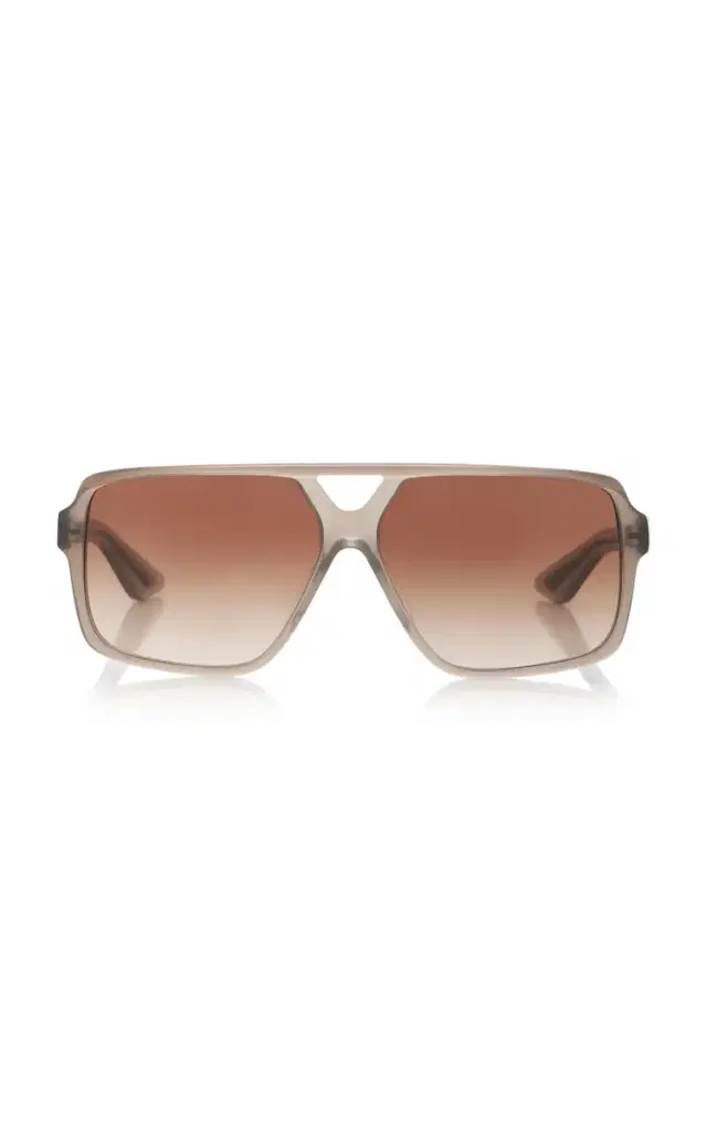 x Oliver Peoples 1977C Oversized Aviator-Frame Acetate Sunglasses