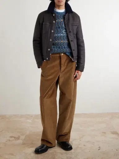Loewe Straight-Leg Cotton-Corduroy Trousers - Men | Thumbnail 2 Loewe Straight-Leg Cotton-Corduroy Trousers - Men | Thumbnail 2