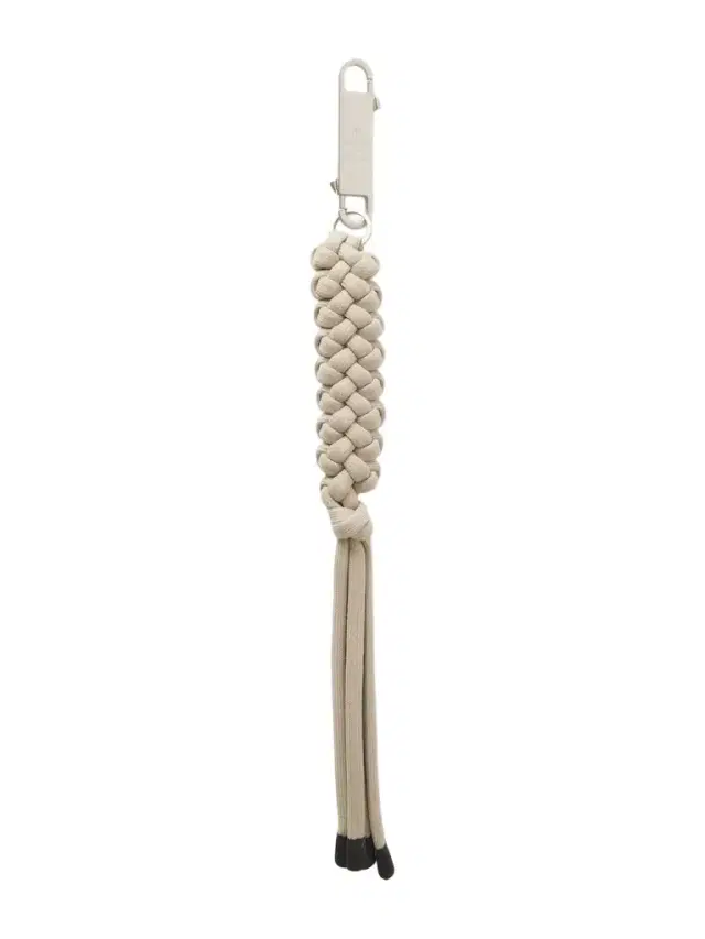 Rick Owens Moncler Silver-Tone and Cord Keyring - Men
