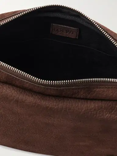 Loewe Pebble Embellished Full-Grain Nubuck Messenger Bag - Men | Thumbnail 5