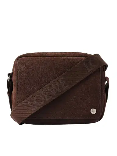 Loewe Pebble Embellished Full-Grain Nubuck Messenger Bag - Men | Thumbnail 1