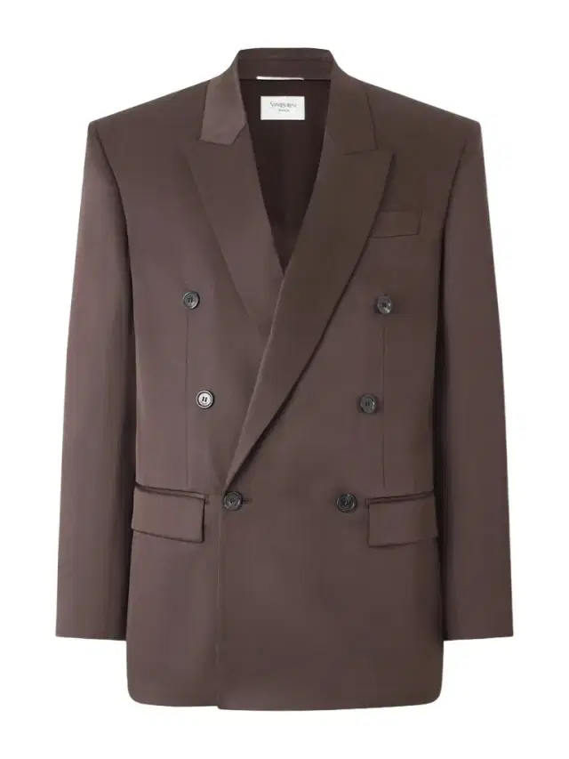 Double-Breasted Silk Blazer - Men