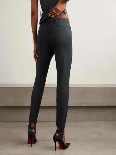 Jean Paul Gaultier Wool-blend Twill Leggings | Thumbnail 3 Jean Paul Gaultier Wool-blend Twill Leggings | Thumbnail 3