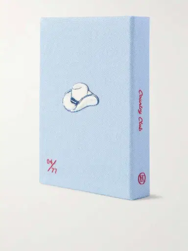 Olympia Le-Tan Country Club Embroidered Appliquéd Twill Clutch | Thumbnail 4 Olympia Le-Tan Country Club Embroidered Appliquéd Twill Clutch | Thumbnail 4