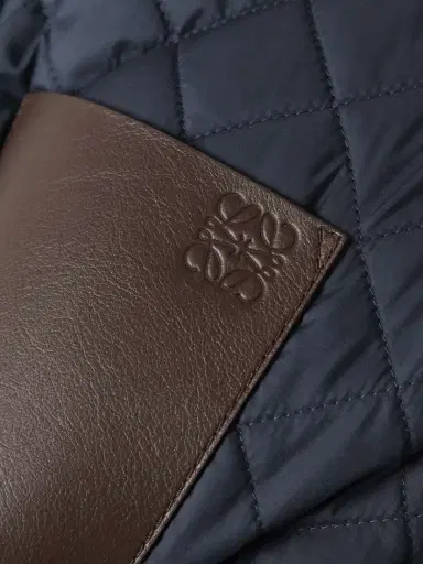 Loewe Corduroy And Leather-trimmed Quilted Shell Jacket | Thumbnail 4