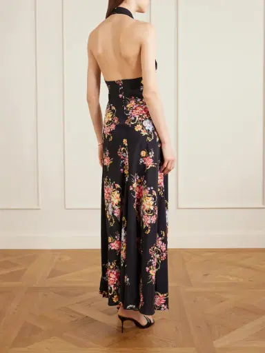 Rodarte Floral-print Silk-crepe Halterneck Gown | Thumbnail 3 Rodarte Floral-print Silk-crepe Halterneck Gown | Thumbnail 3