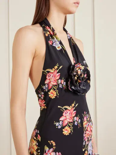 Rodarte Floral-print Silk-crepe Halterneck Gown | Thumbnail 4 Rodarte Floral-print Silk-crepe Halterneck Gown | Thumbnail 4