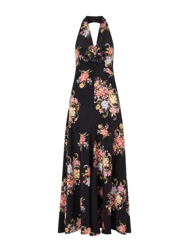 Rodarte Floral-print Silk-crepe Halterneck Gown | Thumbnail 1 Rodarte Floral-print Silk-crepe Halterneck Gown | Thumbnail 1