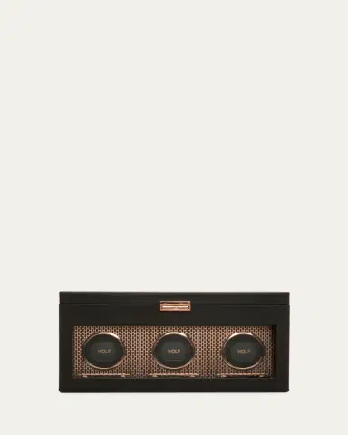 Wolf Axis Triple Watch Winder with Storage | Thumbnail 3 Wolf Axis Triple Watch Winder with Storage | Thumbnail 3