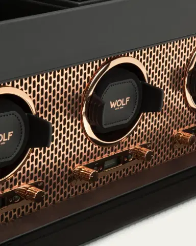 Wolf Axis Triple Watch Winder with Storage | Thumbnail 4 Wolf Axis Triple Watch Winder with Storage | Thumbnail 4