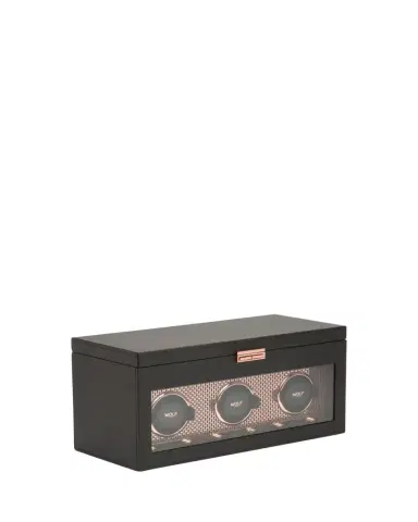 Wolf Axis Triple Watch Winder with Storage | Thumbnail 1 Wolf Axis Triple Watch Winder with Storage | Thumbnail 1