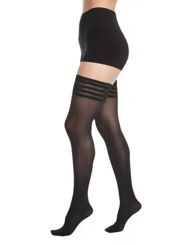 Wolford Velvet De Luxe Stay-Up Thigh Highs Stockings | Thumbnail 1