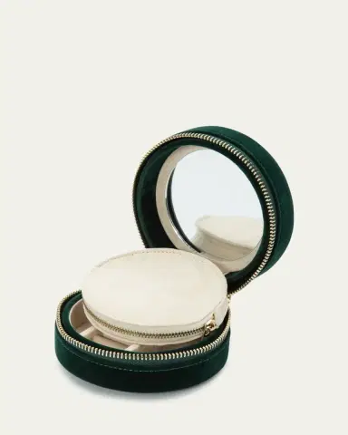 Wolf Zoe Round Travel Jewelry Case | Thumbnail 2 Wolf Zoe Round Travel Jewelry Case | Thumbnail 2