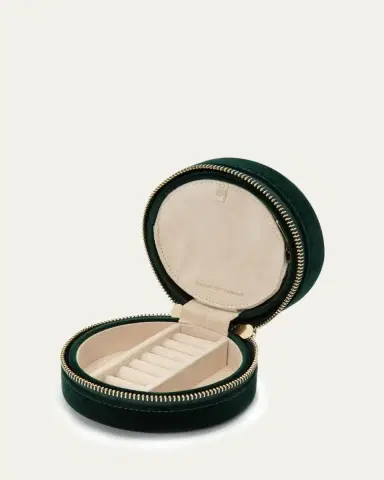 Wolf Zoe Round Travel Jewelry Case | Thumbnail 3 Wolf Zoe Round Travel Jewelry Case | Thumbnail 3