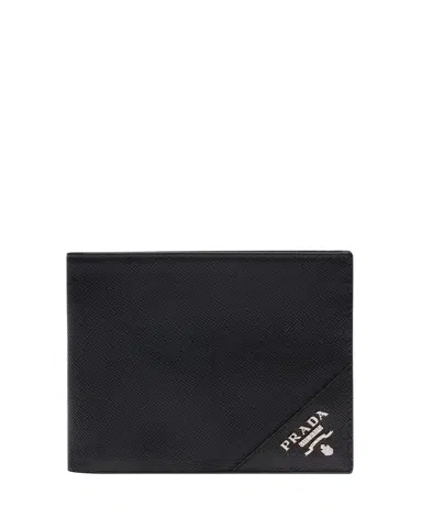 Prada Men's Saffiano Leather Bi-Fold Wallet | Thumbnail 1 Prada Men's Saffiano Leather Bi-Fold Wallet | Thumbnail 1