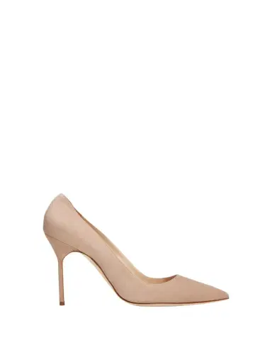 Manolo Blahnik BB 105mm Suede Stiletto Pumps | Thumbnail 1