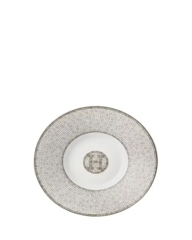 Mosaique Au 24 Platinum Coffee Cup and Saucer Set