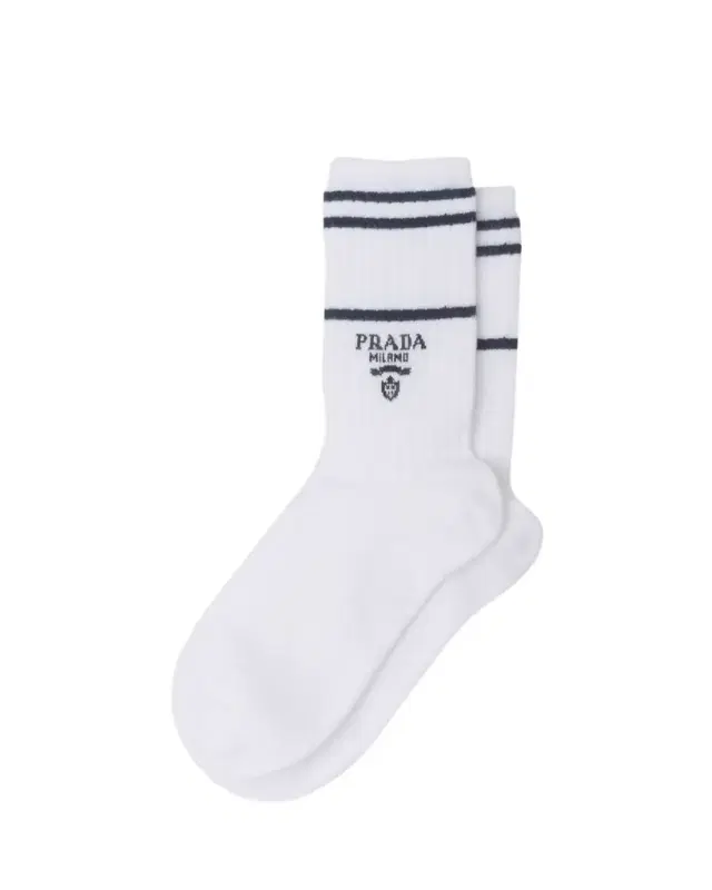 Prada Men's Logo Crew Socks