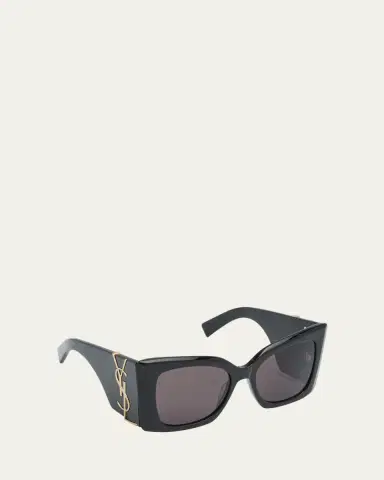 Saint Laurent Blaze Acetate Cat-Eye Sunglasses | Thumbnail 4