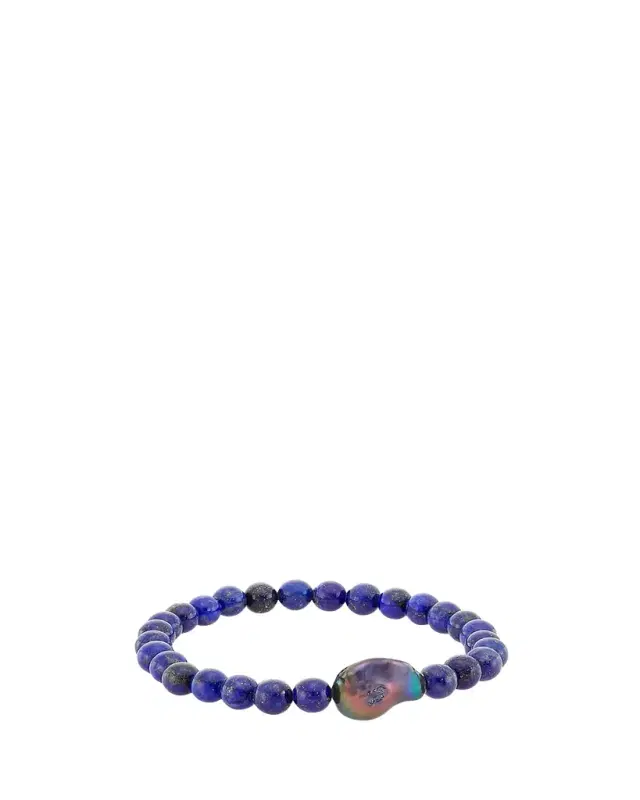 Venus South Sea Baroque Pearl and Lapis Bracelet