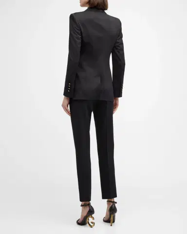 Dolce & Gabbana Wool Blazer Jacket w/ Button Detail | Thumbnail 5 Dolce & Gabbana Wool Blazer Jacket w/ Button Detail | Thumbnail 5
