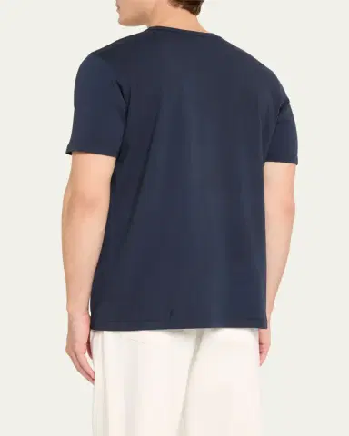 Gabriela Hearst Men's Bandeira Solid T-Shirt | Thumbnail 3 Gabriela Hearst Men's Bandeira Solid T-Shirt | Thumbnail 3