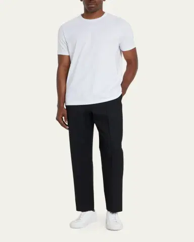 Gabriela Hearst Men's Bandeira Solid T-Shirt | Thumbnail 7 Gabriela Hearst Men's Bandeira Solid T-Shirt | Thumbnail 7