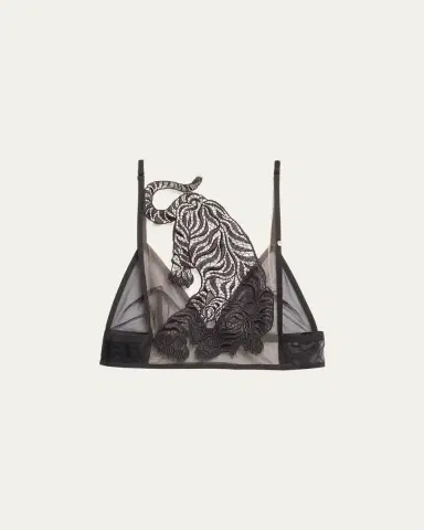 Livy Bengal Embroidered Tulle Triangle Bra | Thumbnail 2 Livy Bengal Embroidered Tulle Triangle Bra | Thumbnail 2