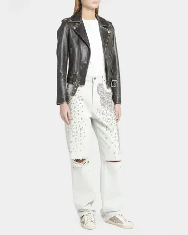 Golden Goose Superstar Leather Glitter Low-Top Sneakers | Thumbnail 3 Golden Goose Superstar Leather Glitter Low-Top Sneakers | Thumbnail 3