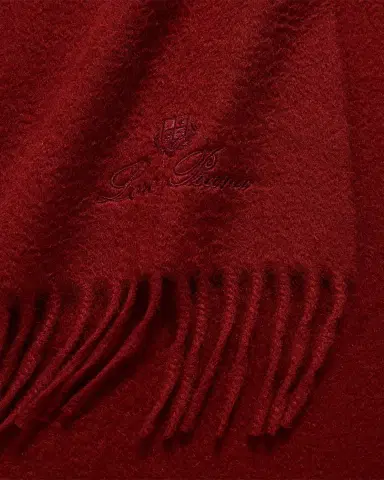 Loro Piana Men's Grande Unita Cashmere Scarf | Thumbnail 8
