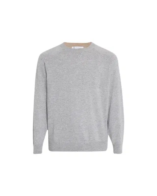 Brunello Cucinelli Men's Cashmere Raglan Crewneck Sweater