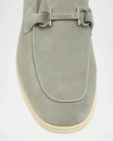 Ferragamo Men's Cosimo Leather Gancini Bit Loafers | Thumbnail 5 Ferragamo Men's Cosimo Leather Gancini Bit Loafers | Thumbnail 5