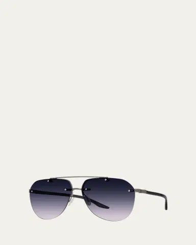 BARTON PERREIRA Jean Metal & Zyl Aviator Sunglasses | Thumbnail 4 BARTON PERREIRA Jean Metal & Zyl Aviator Sunglasses | Thumbnail 4