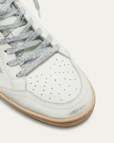Golden Goose Ballstar Mixed Leather Low-Top Sneakers | Thumbnail 5