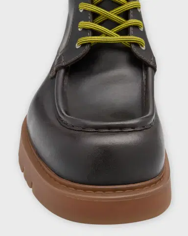 Bottega Veneta Men's Haddock Leather Lace-Up Boots | Thumbnail 11 Bottega Veneta Men's Haddock Leather Lace-Up Boots | Thumbnail 11
