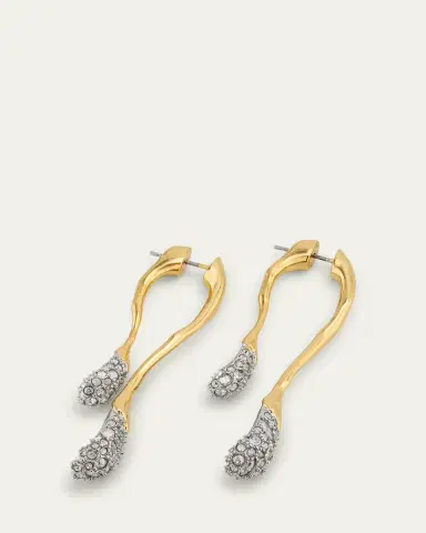 ALEXIS BITTAR Solanales Front-Back Double Drop Crystal Earrings | Thumbnail 3 ALEXIS BITTAR Solanales Front-Back Double Drop Crystal Earrings | Thumbnail 3