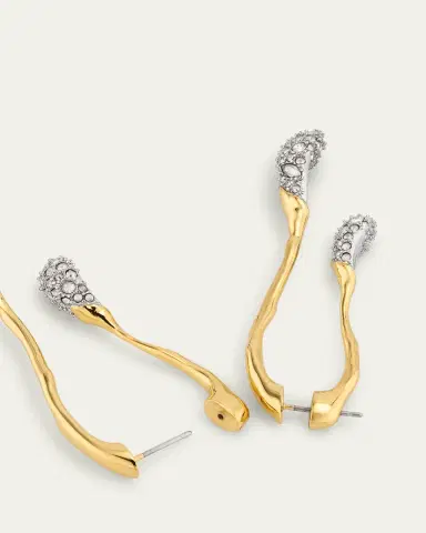 ALEXIS BITTAR Solanales Front-Back Double Drop Crystal Earrings | Thumbnail 4 ALEXIS BITTAR Solanales Front-Back Double Drop Crystal Earrings | Thumbnail 4