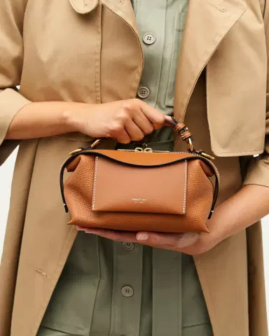 Oroton Mica Mini Leather Top-Handle Bowler Bag | Thumbnail 2